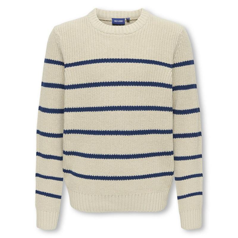 Only & Sons Junior Boys' [8-16] Fraser Striped Crew Sweater