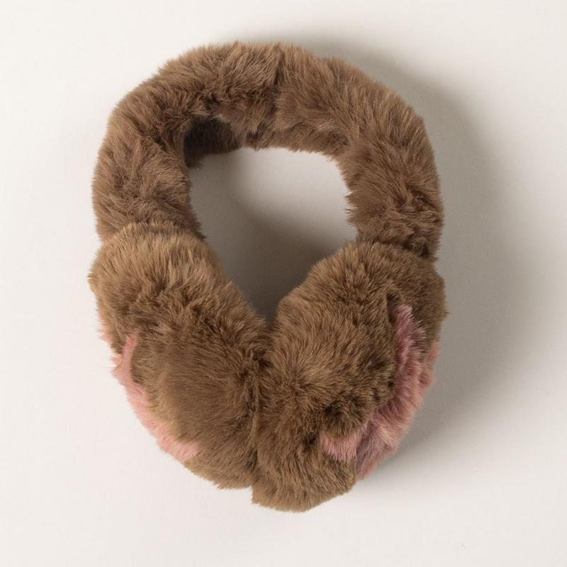 Lyla + Luxe Women's Star Faux Fur Earmuff