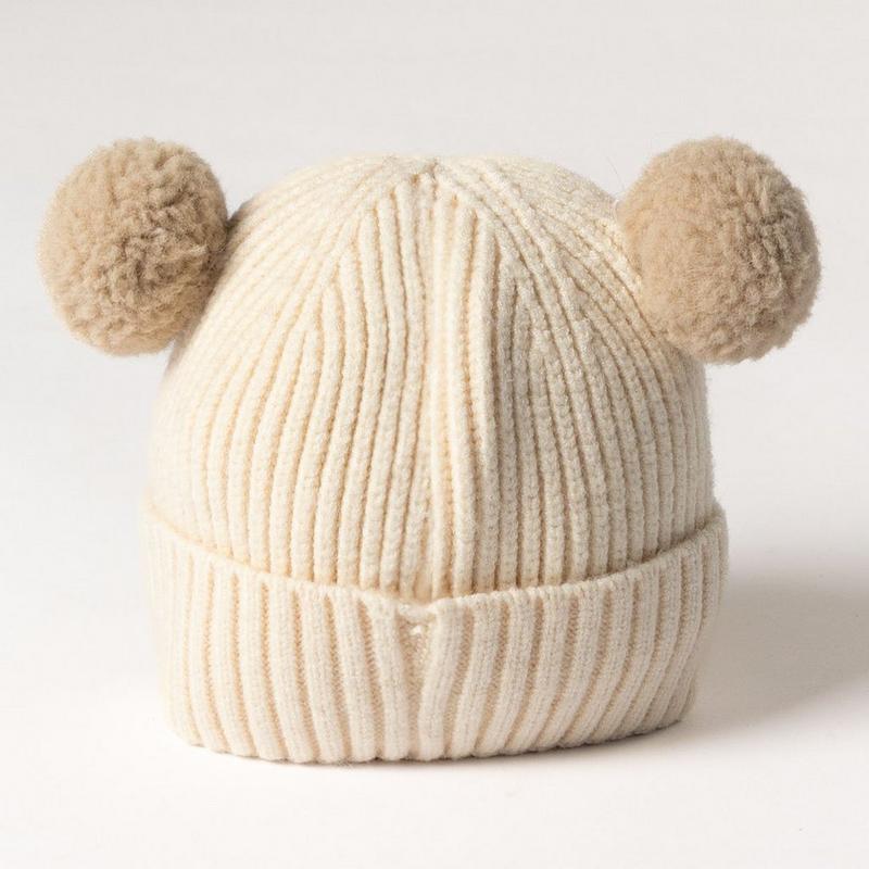 Lyla + Luxe Kids' WHITE LABEL Lined Bunny Sherpa Beanie