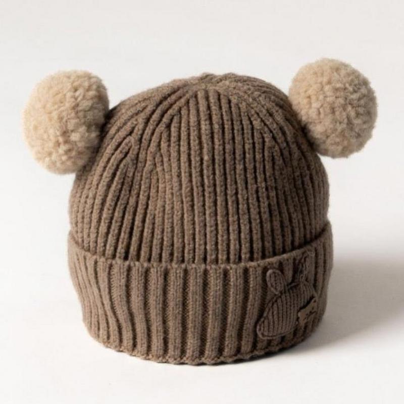 Lyla + Luxe Kids' WHITE LABEL Lined Bunny Sherpa Beanie