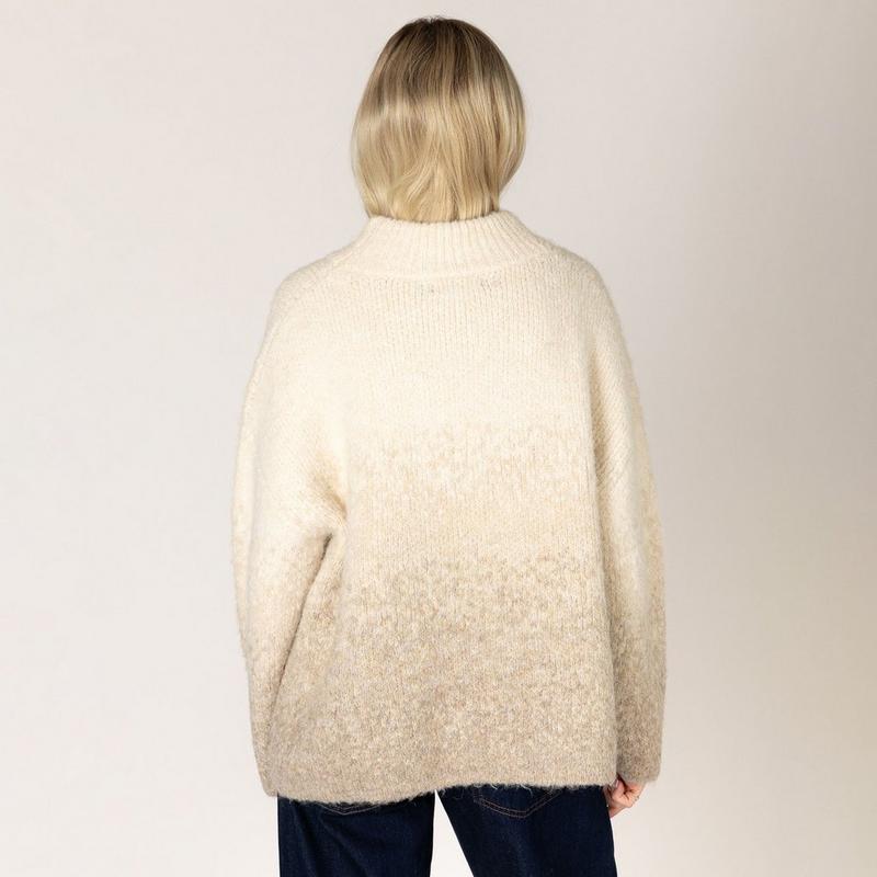 Lyla + Luxe Women's Emma Mock Neck Sweater