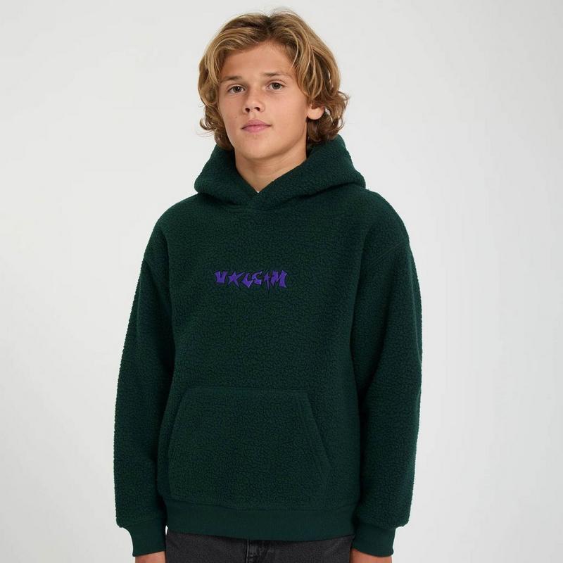 Volcom Chandail &agrave; capuchon en sherpa Toogoat pour gar&ccedil;ons juniors [8-16]