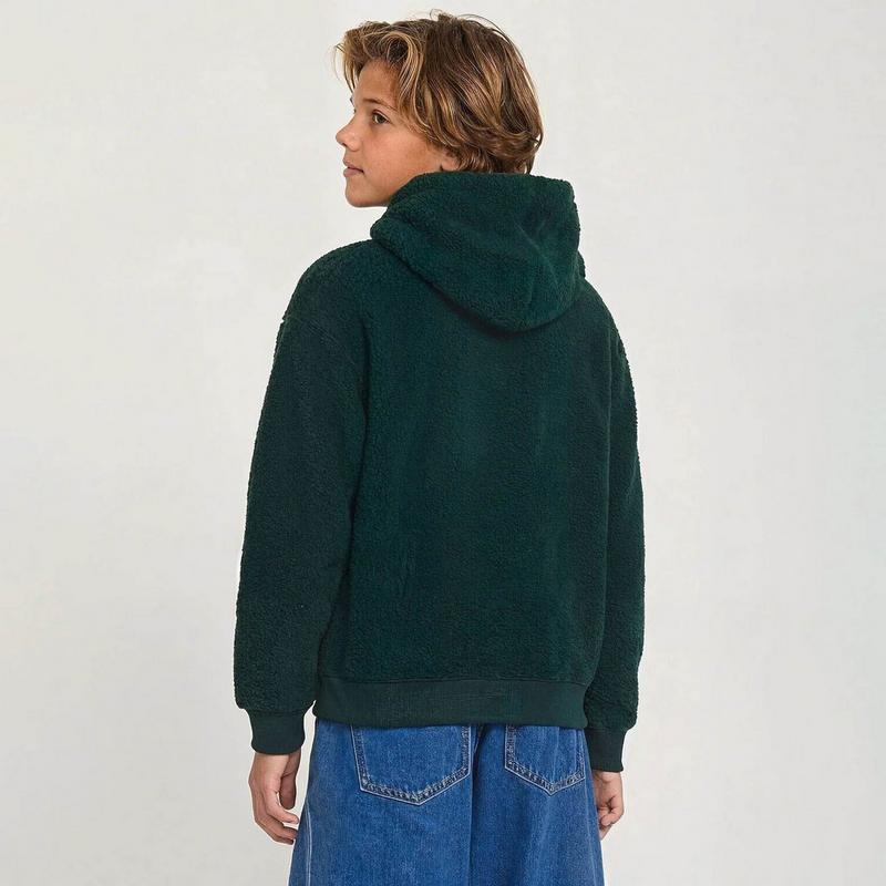 Volcom Chandail &agrave; capuchon en sherpa Toogoat pour gar&ccedil;ons juniors [8-16]