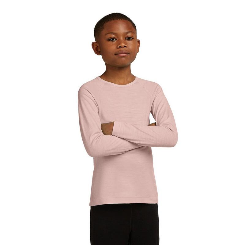 Icebreaker Juniors' [6-14] Merino 200 Oasis Long Sleeve Crewe Thermal Top