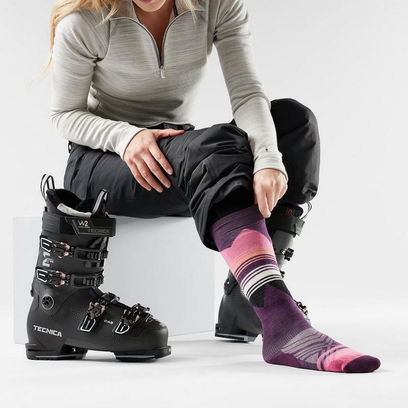 Smartwool Women's Ski Pattern Targeted Cushion Over-The-Calf Sock