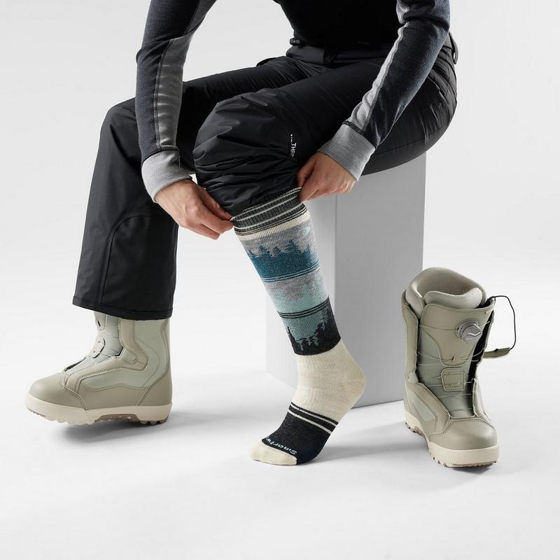 Smartwool Women's Snowboard Twilight Vista Full Cushion Over-The-Calf Sock