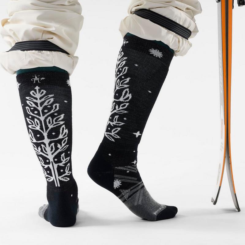 Smartwool Women's Ski Ice Blossom Full Cushion Over-The-Calf Sock