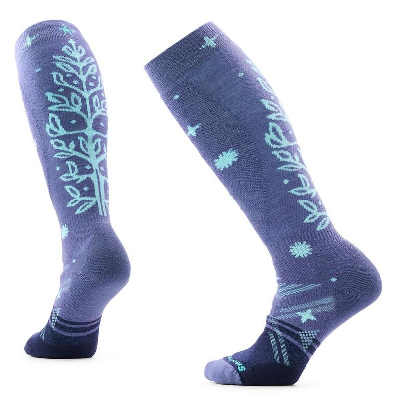 Smartwool Women's Ski Ice Blossom Full Cushion Over-The-Calf Sock
