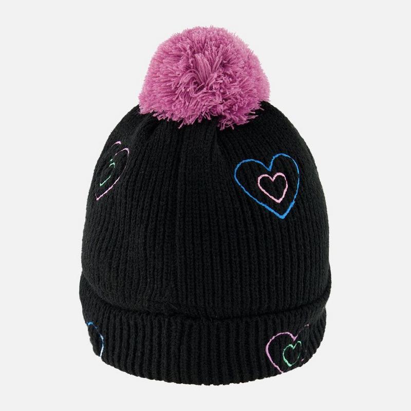Deux Par Deux Kids' [2-8] Lined Knit Pompom Hat