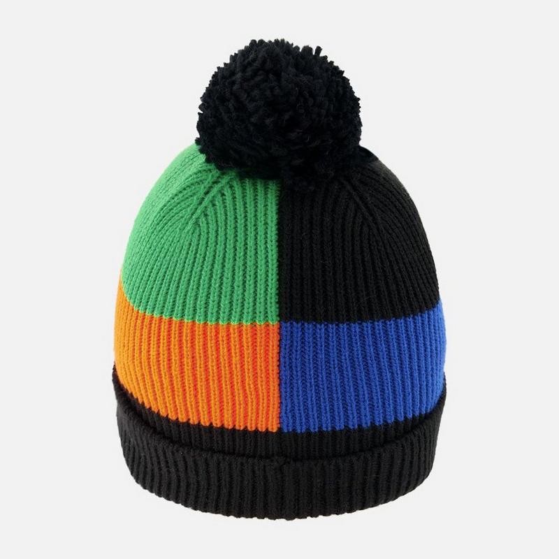 Deux Par Deux Kids' [2-8] Lined Knit Pompom Hat