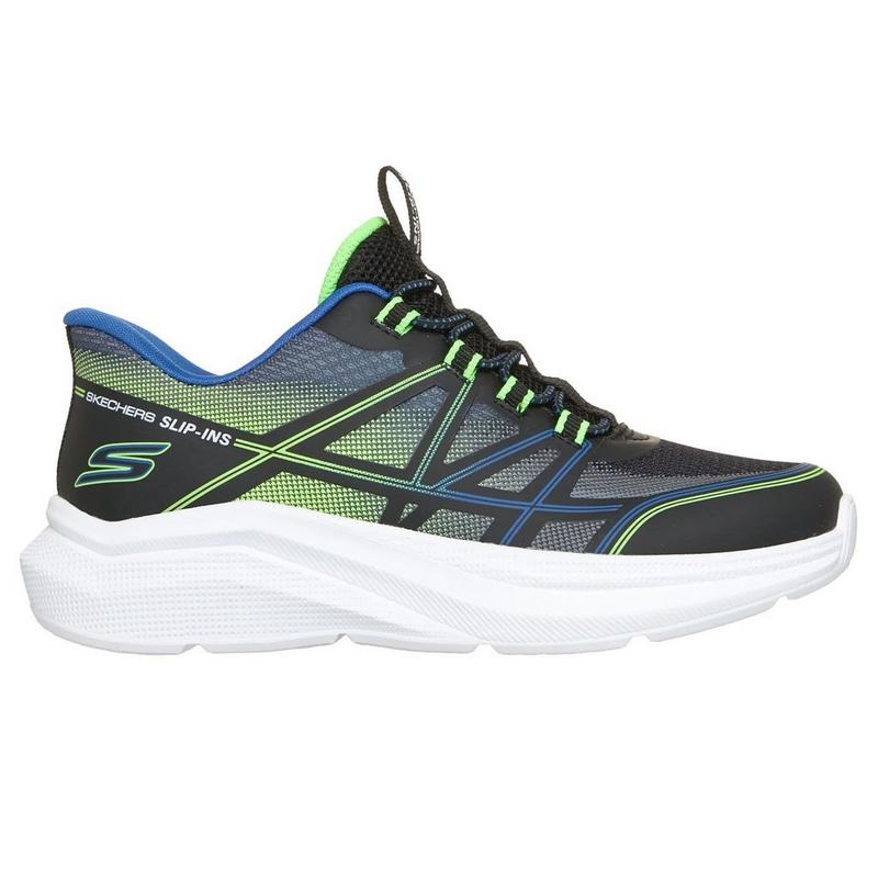Skechers Kids' [11-5] Slip-Ins Microspec Velocity Grid-Shift Shoe