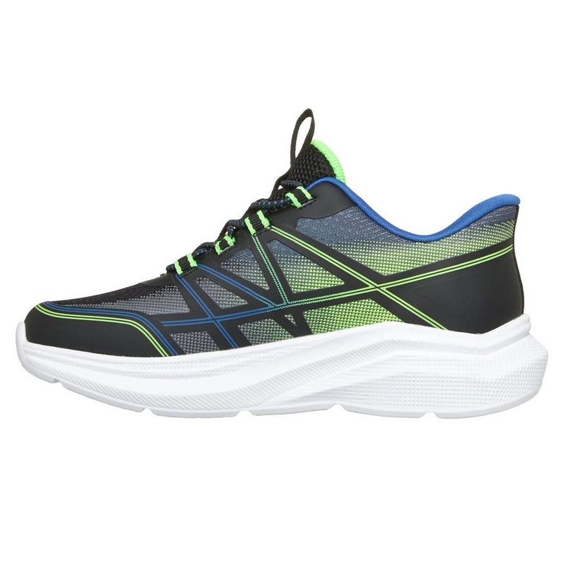 Skechers Kids' [11-5] Slip-Ins Microspec Velocity Grid-Shift Shoe