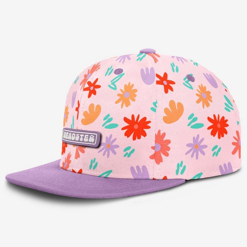 Headster Kids Casquette Snapback Painted Flower pour enfants [2-10]