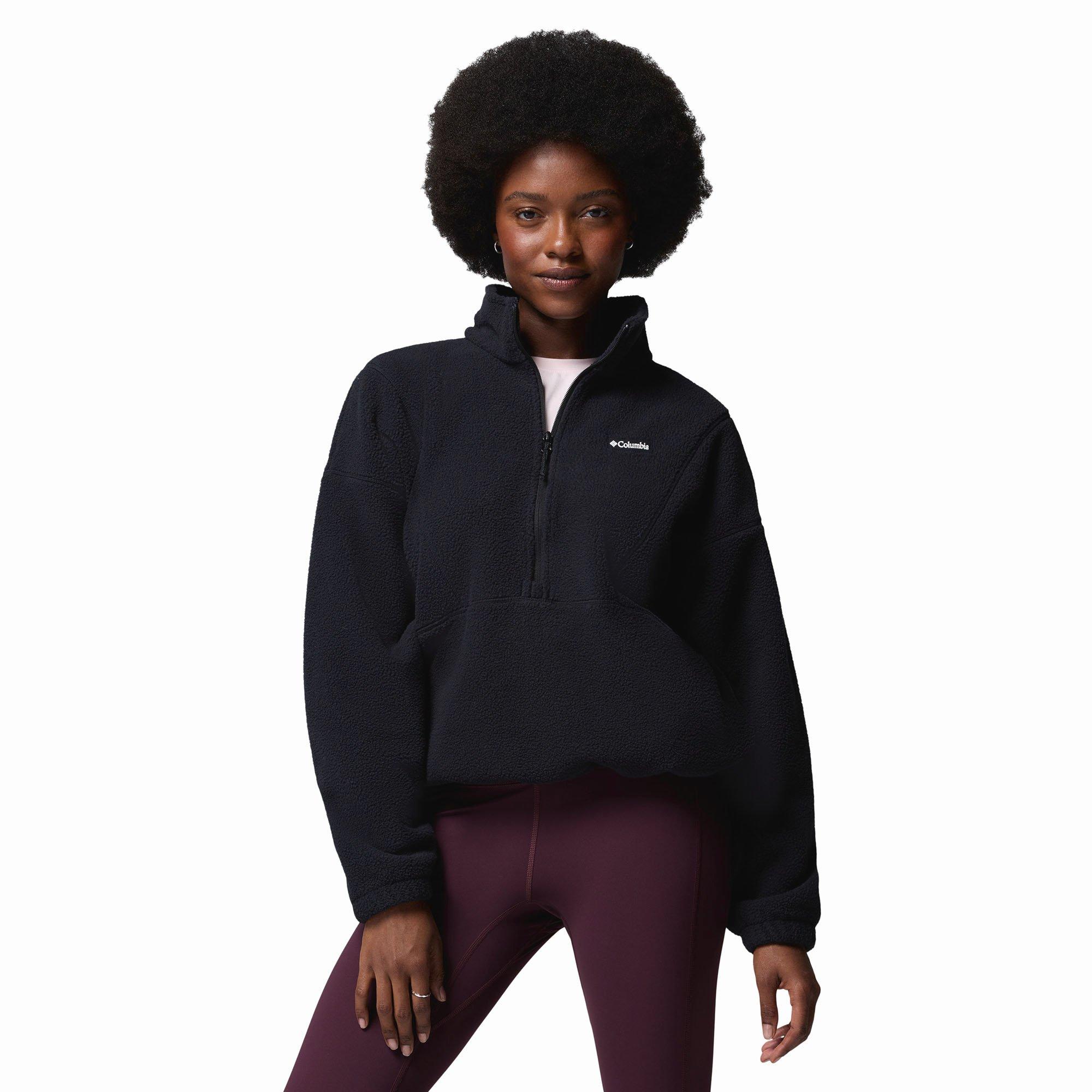 Columbia | Women's Timber Meadow MTR Fleece Half-Zip Top, Black, Size Medium