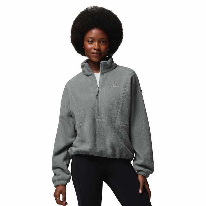 Columbia Haut &agrave; demi-glissi&egrave;re en molleton Timber Meadow MTR pour femmes
