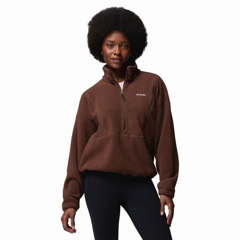 Columbia Haut &agrave; demi-glissi&egrave;re en molleton Timber Meadow MTR pour femmes