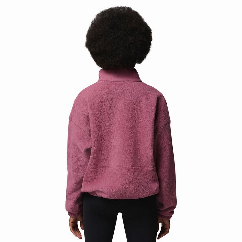 Columbia Haut &agrave; demi-glissi&egrave;re en molleton Timber Meadow MTR pour femmes