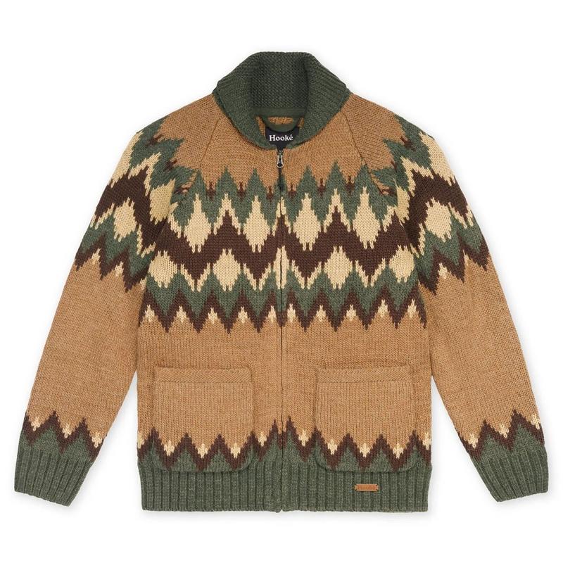 Hook&eacute; Cardigan Northern pour hommes