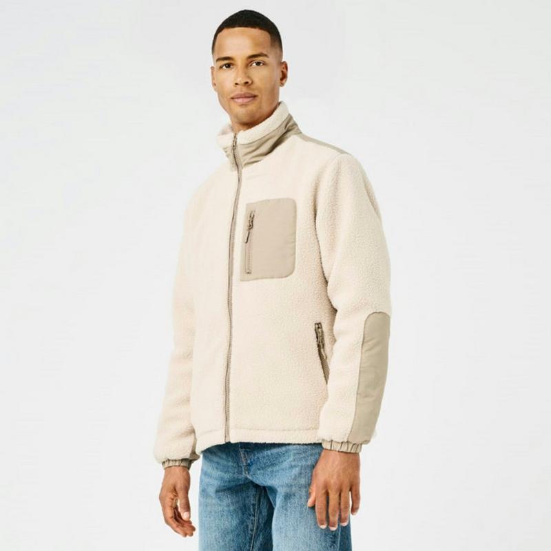 Only & Sons Men's Tyro Padded Sherpa Jacket