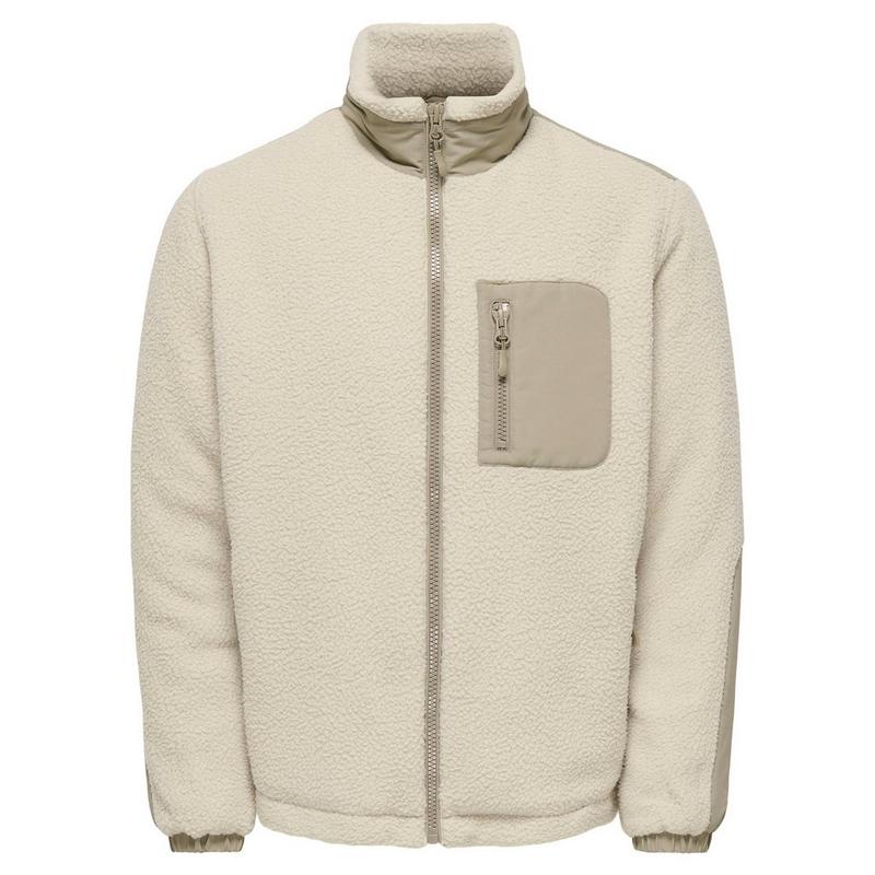 Only & Sons Men's Tyro Padded Sherpa Jacket