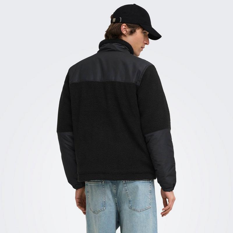 Only & Sons Men's Tyro Padded Sherpa Jacket