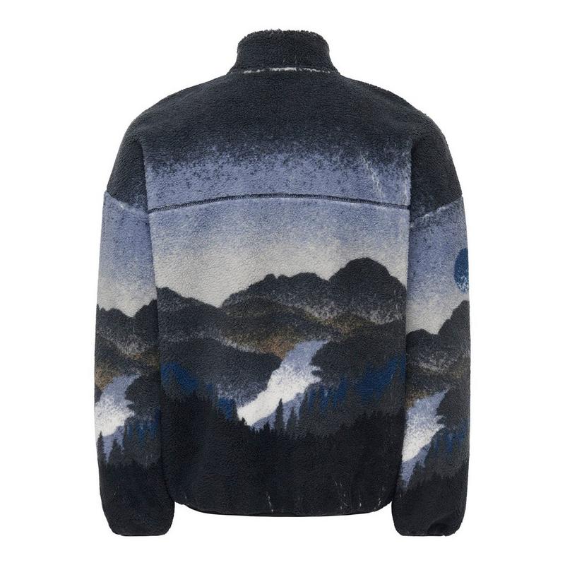 Only & Sons Men's Adam Landscape Fleece Jacket