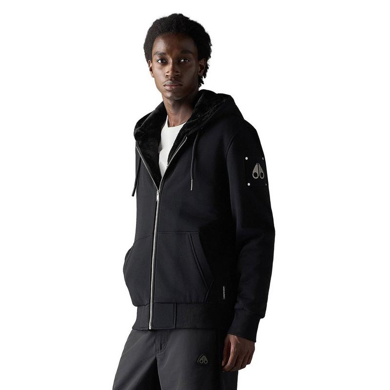 Moose Knuckles Men's Neo Bunny Leather Jacket
