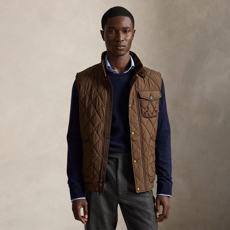Polo Ralph Lauren Gilet utilitaire matelass&eacute; The Beaton pour hommes