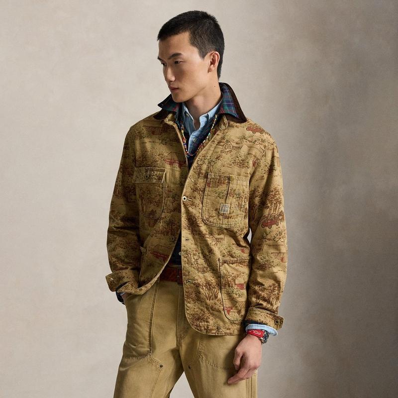 Polo Ralph Lauren Men's Barn-Toile Utility Jacket