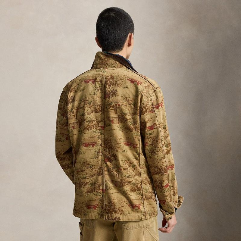 Polo Ralph Lauren Men's Barn-Toile Utility Jacket