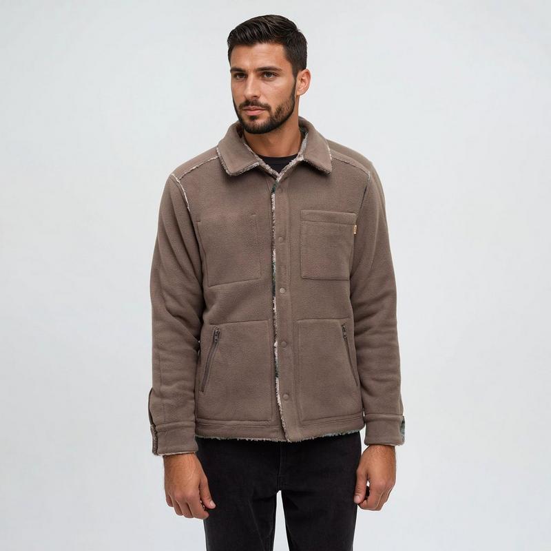 Tentree Men's Otto Reversible Fleece Jacket