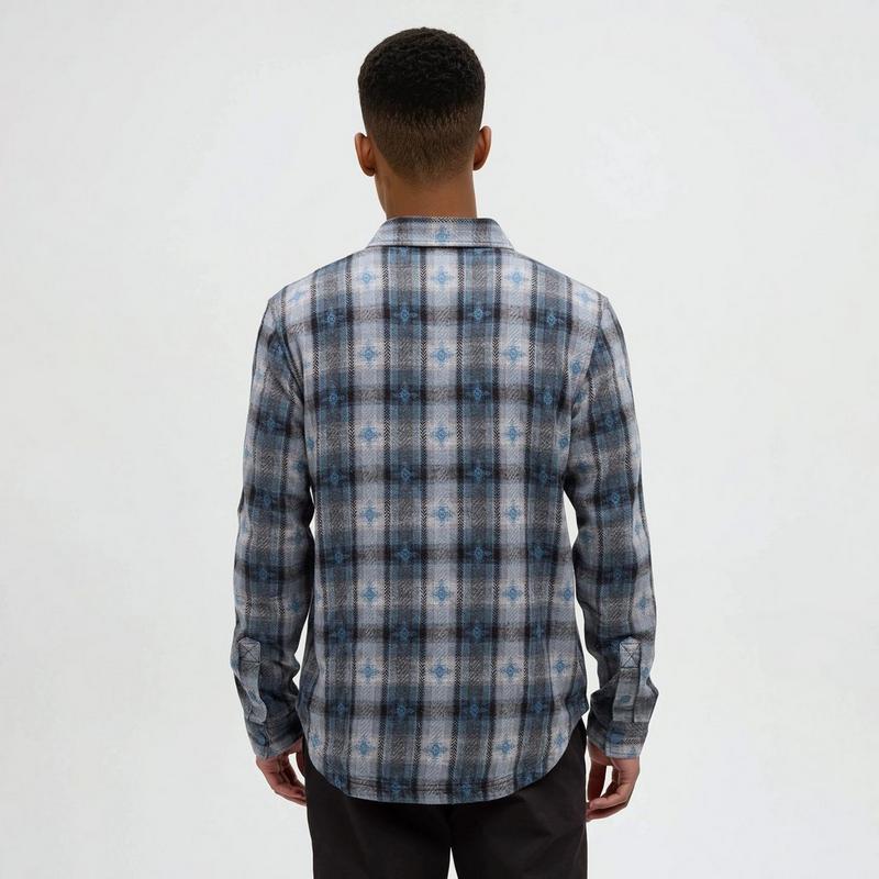Tentree Chemise en flannelle Colville Kapok Jacquard pour hommes
