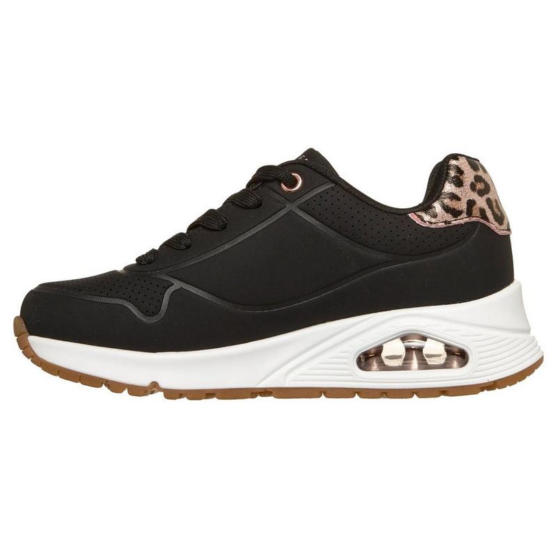 Skechers Kids' [11-5] Uno Gen1 Leopard Rockstar Shoe