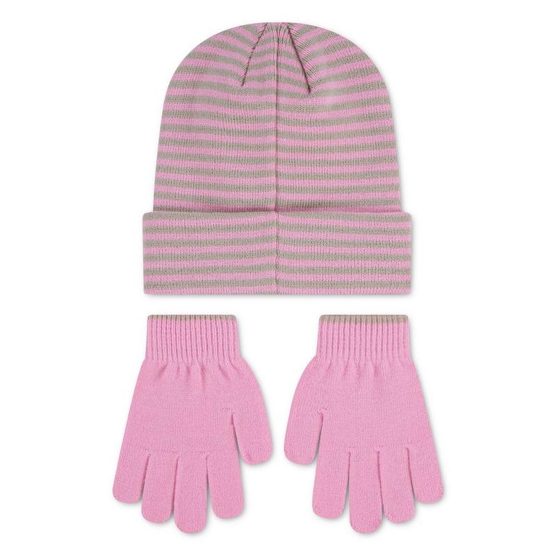 Nike Juniors' [7-16] Micro Stripe Beanie + Glove Set