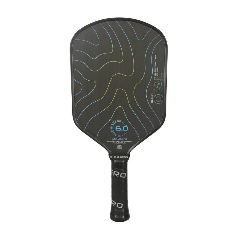 Six Zero Raquette de pickleball Black Opal 14mm