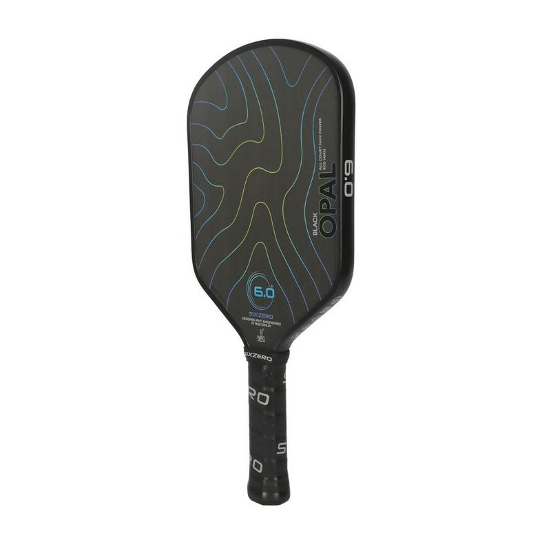 Six Zero Raquette de pickleball Black Opal 14mm