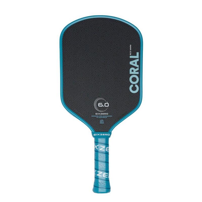 Six Zero Coral Hybrid 16mm Pickleball Paddle