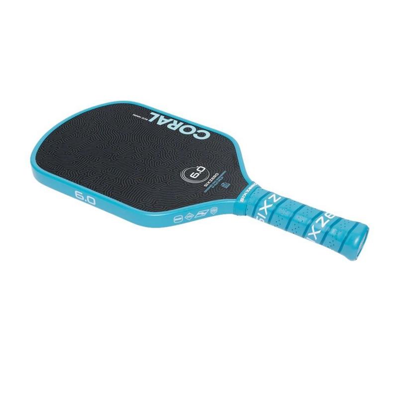 Six Zero Coral Hybrid 16mm Pickleball Paddle