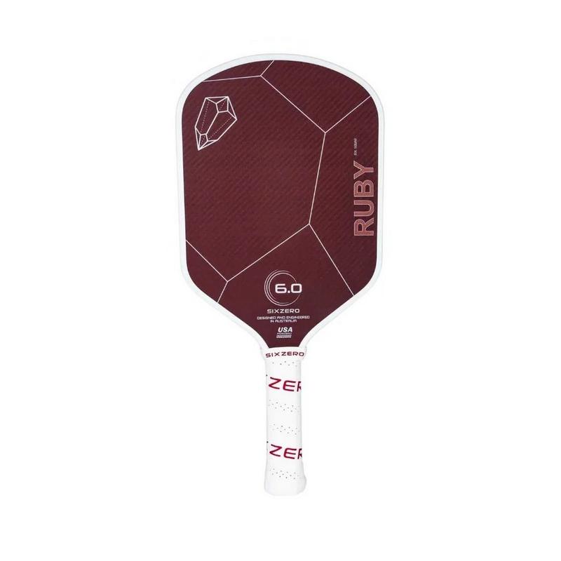 Six Zero Raquette de pickleball Ruby 16mm