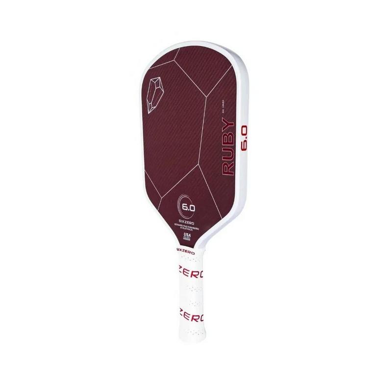 Six Zero Raquette de pickleball Ruby 16mm