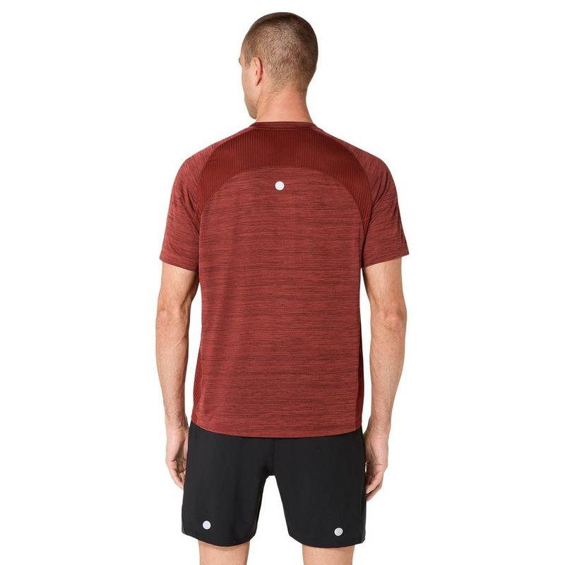 ASICS Haut &agrave; manches courtes Road pour hommes