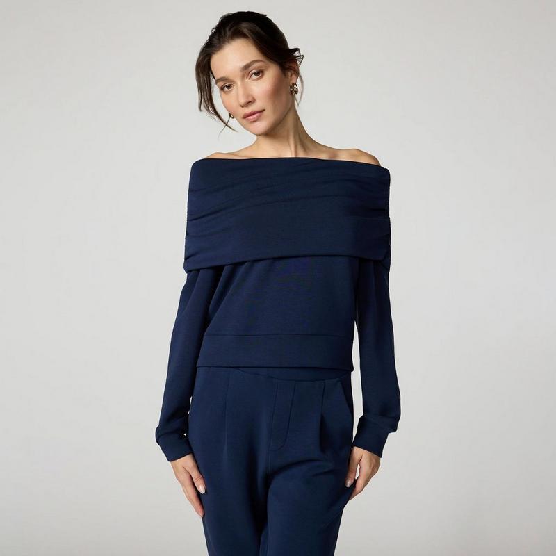 MPG Chandail &agrave; &eacute;paules d&eacute;nud&eacute;es Dreamweave pour femmes