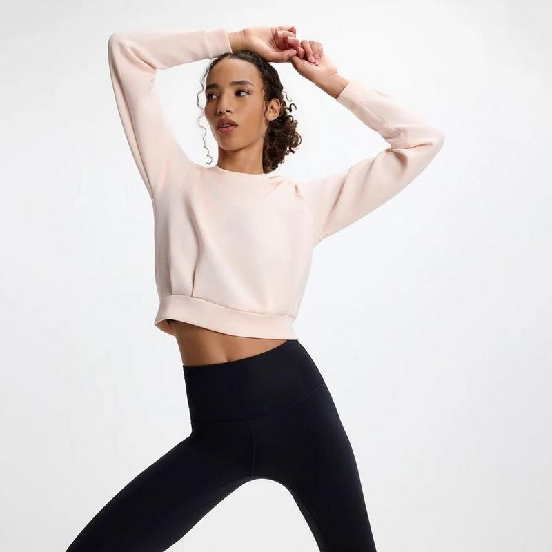 MPG Women's Dreamweave Pleated Crew Neck Sweatshirt