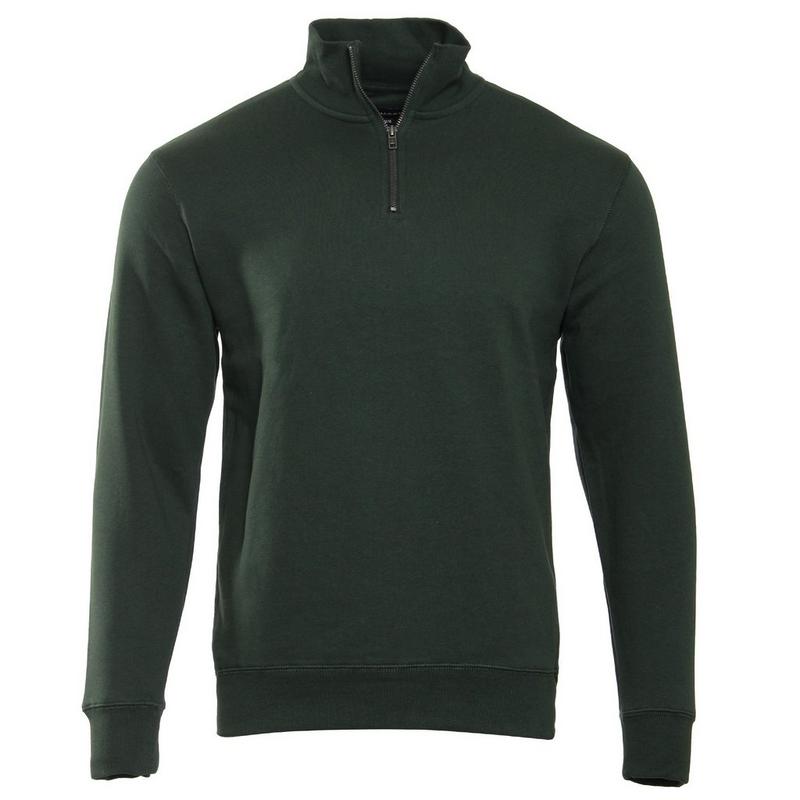 Rumors Men's Mock Neck Fleece 1/4-Zip Top