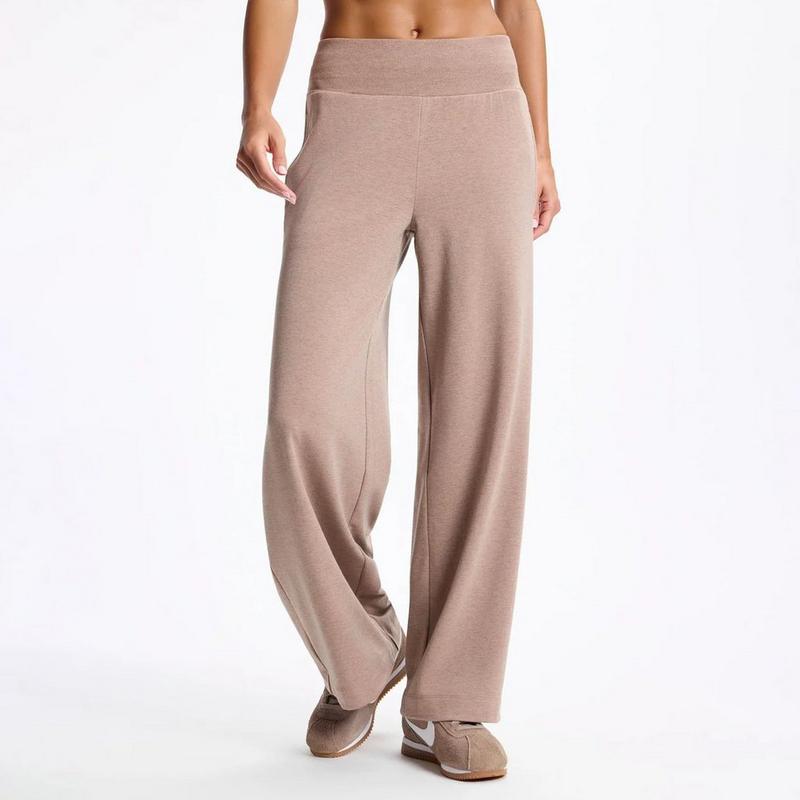 MPG Women's Cozy Fleece Wide Leg Pant