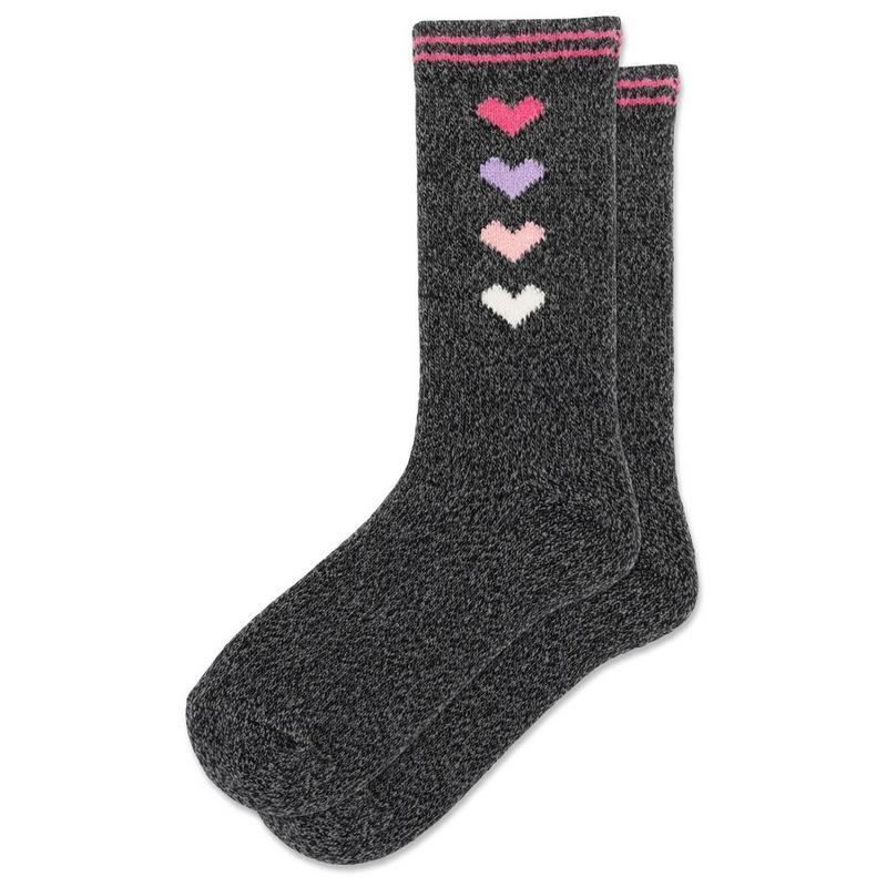 Hot Sox Women's Heart Boot Crew Sock