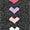 Black | Women's Heart Boot Crew Sock