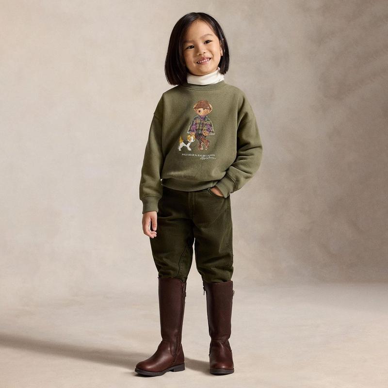 Polo Ralph Lauren Girls' [2-6X] Polo Bear Fleece Sweatshirt