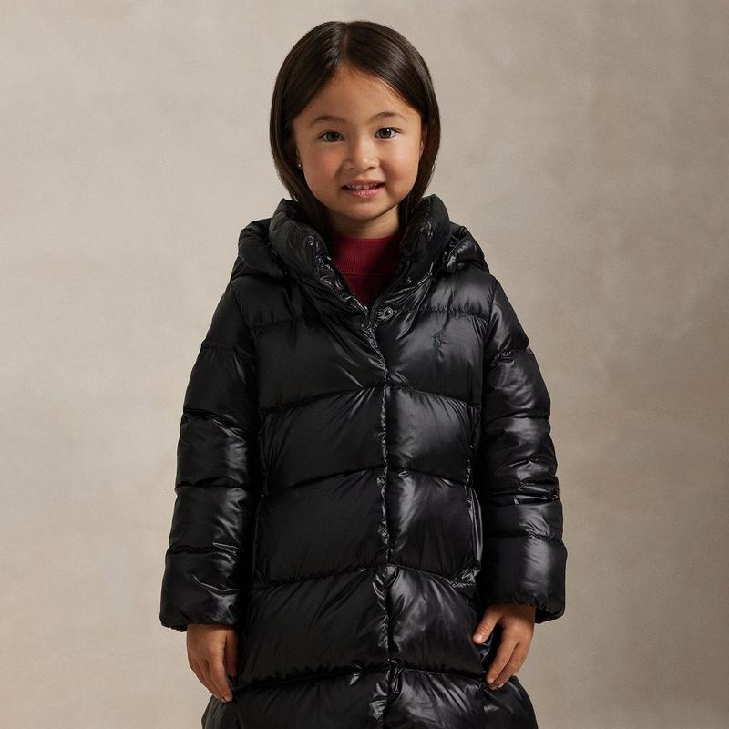 Polo Ralph Lauren Veste &agrave; capuchon Celia en duvet pour filles [2-6X]