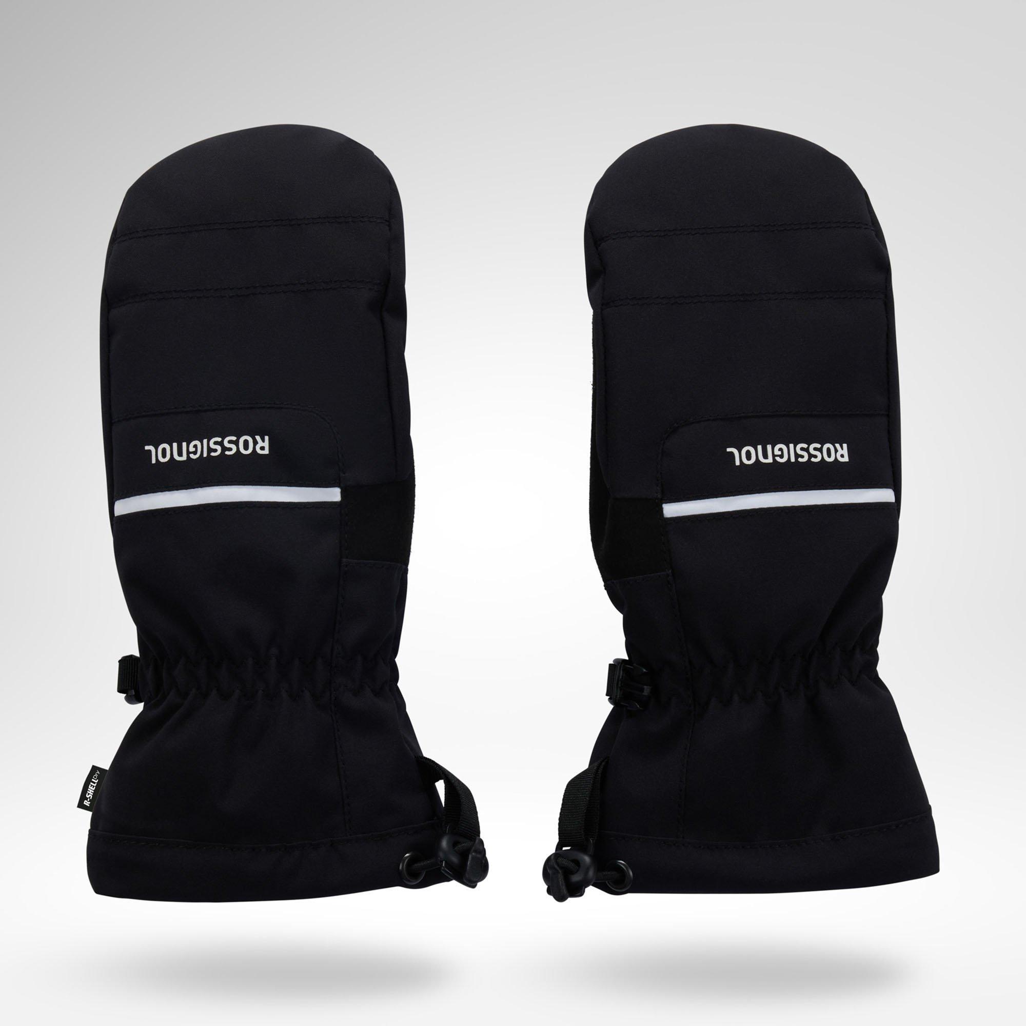 Rossignol | Junior's R-Shell Dry ROC Ski Mitten, Black, Size 10